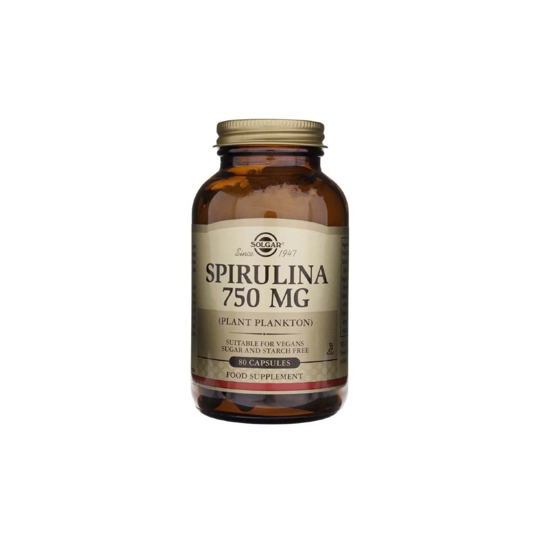 Spirulina 750 Mg 80 Kapseln Solgar
