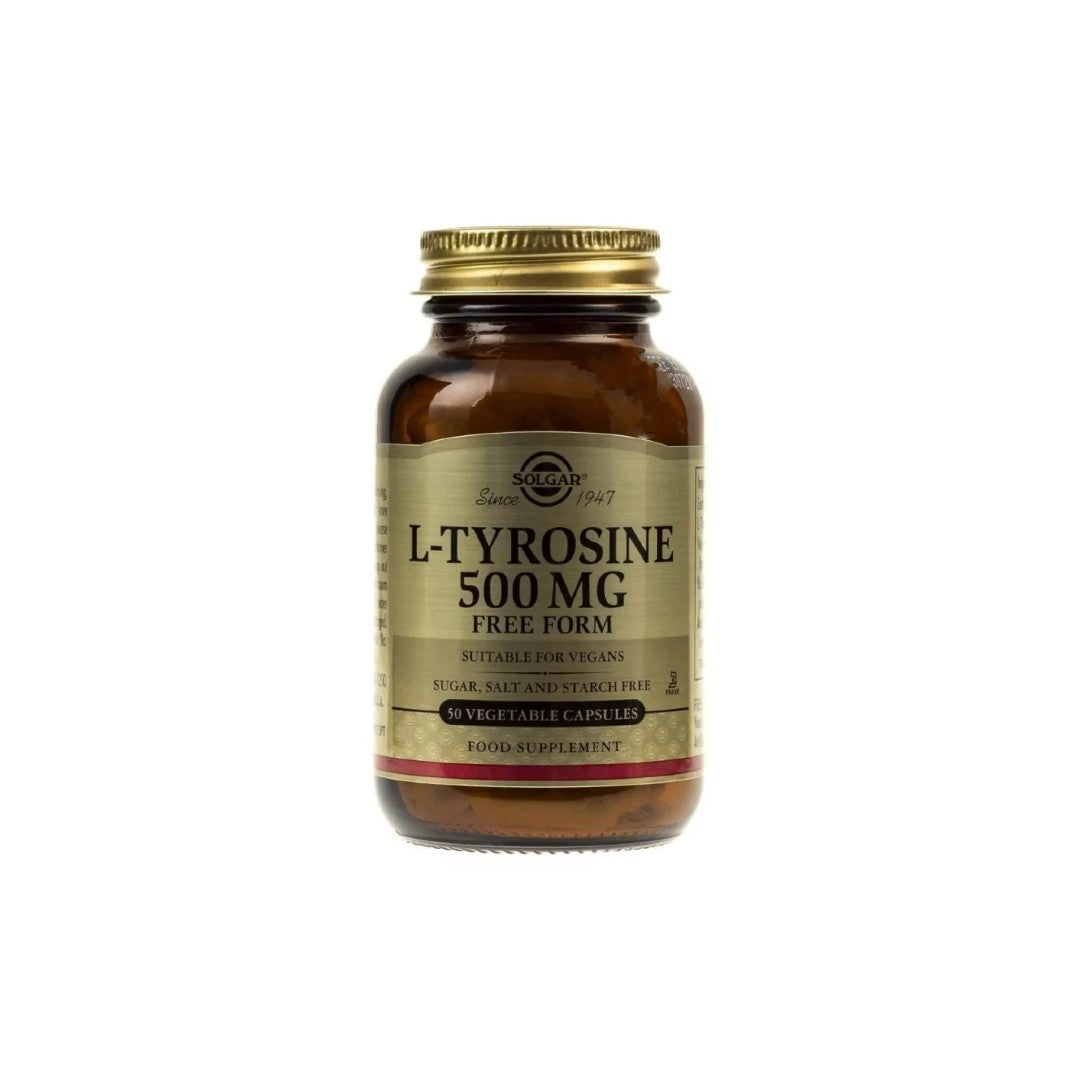 Solgar LTyrosine 500mg 50 gélules végétales